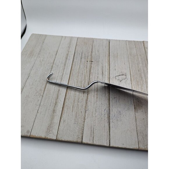 Irvin Ware Chrome Pie Cake Server USA Curved Handle Flatware Serving Piece - Picture 4 of 7